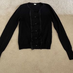 J.Crew Black Knit Cardigan